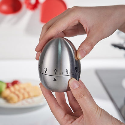 60 Minutes Stainless Steel Egg Timer Cooking Tool | FunkyShop24