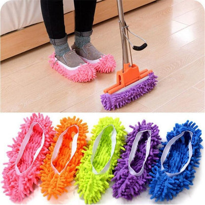 Floor Mop Slipper Set of 4 Assorted - Broom Not included