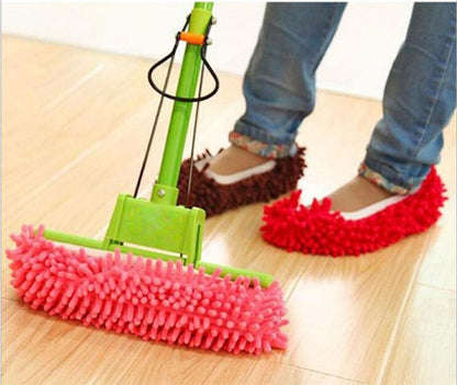 Floor Mop Slipper Set of 4 Assorted - Broom Not included