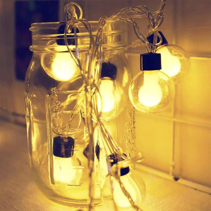 Clear Globe Decorative String Lights