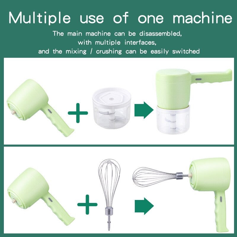 2 in 1 Egg Beater Wireless