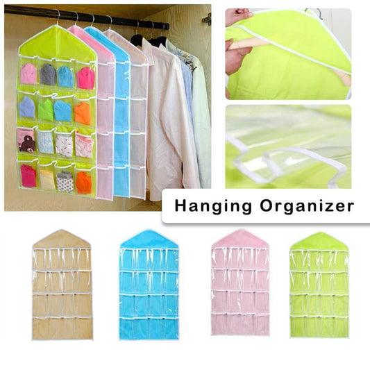 Foldable Underwear Hanging Bag Organizer - Assorted