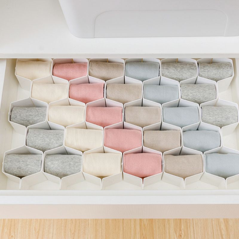 Honeycomb Shape Drawer Organizer - 8 Pcs