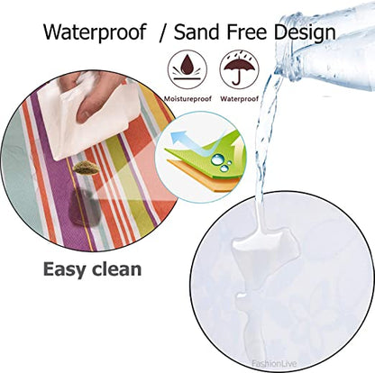 Outdoor Indoor Blanket Lightweight Handy Mat Portable Beach Mat