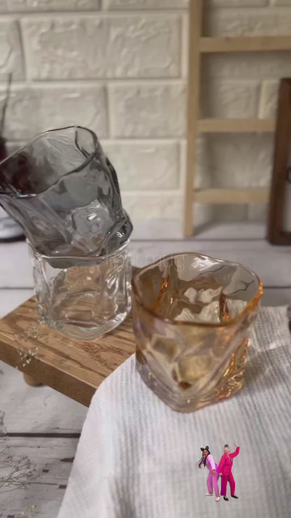 Twisted Edo Whiskey Glasses