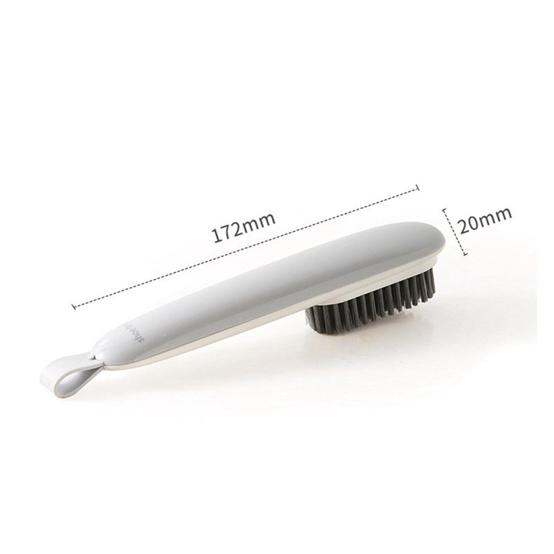 Soft-bristled shoe brush