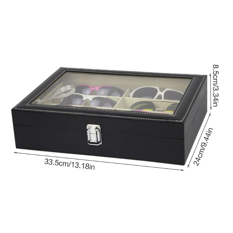 8 Slot Eyeglass Sunglasses Storage Box