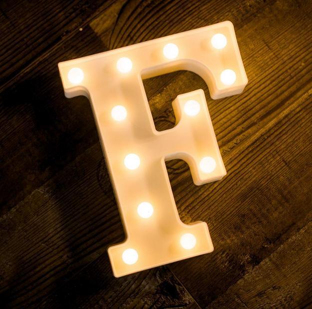 Marquee Letter Lights - Alphabet 8.5" / 22cm Height