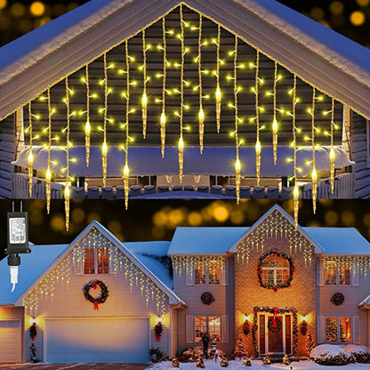 Christmas Garland LED Curtain Icicle String Lights