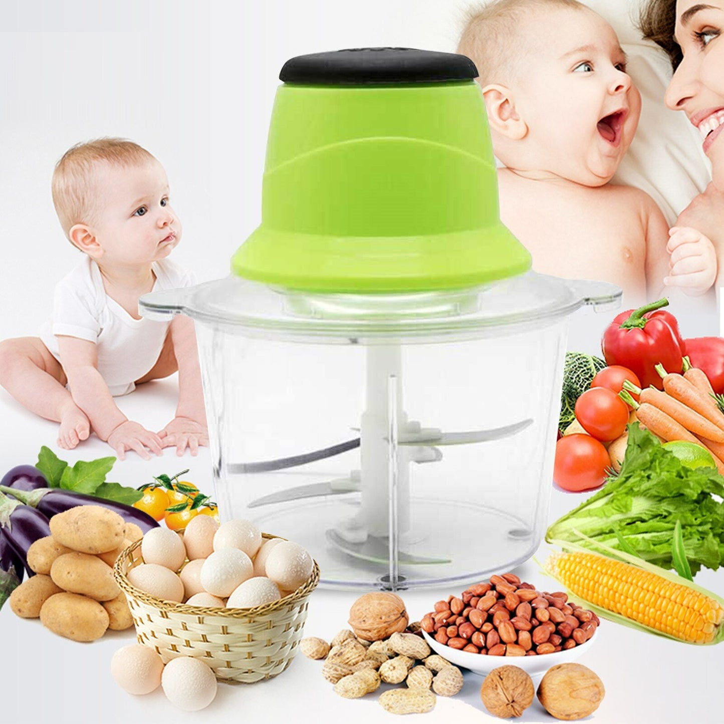 250W Portable Food Chopper