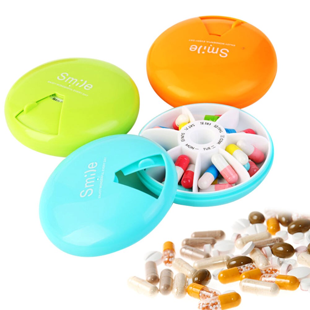 9cm Portable Travel Pill Case - ASSORTED