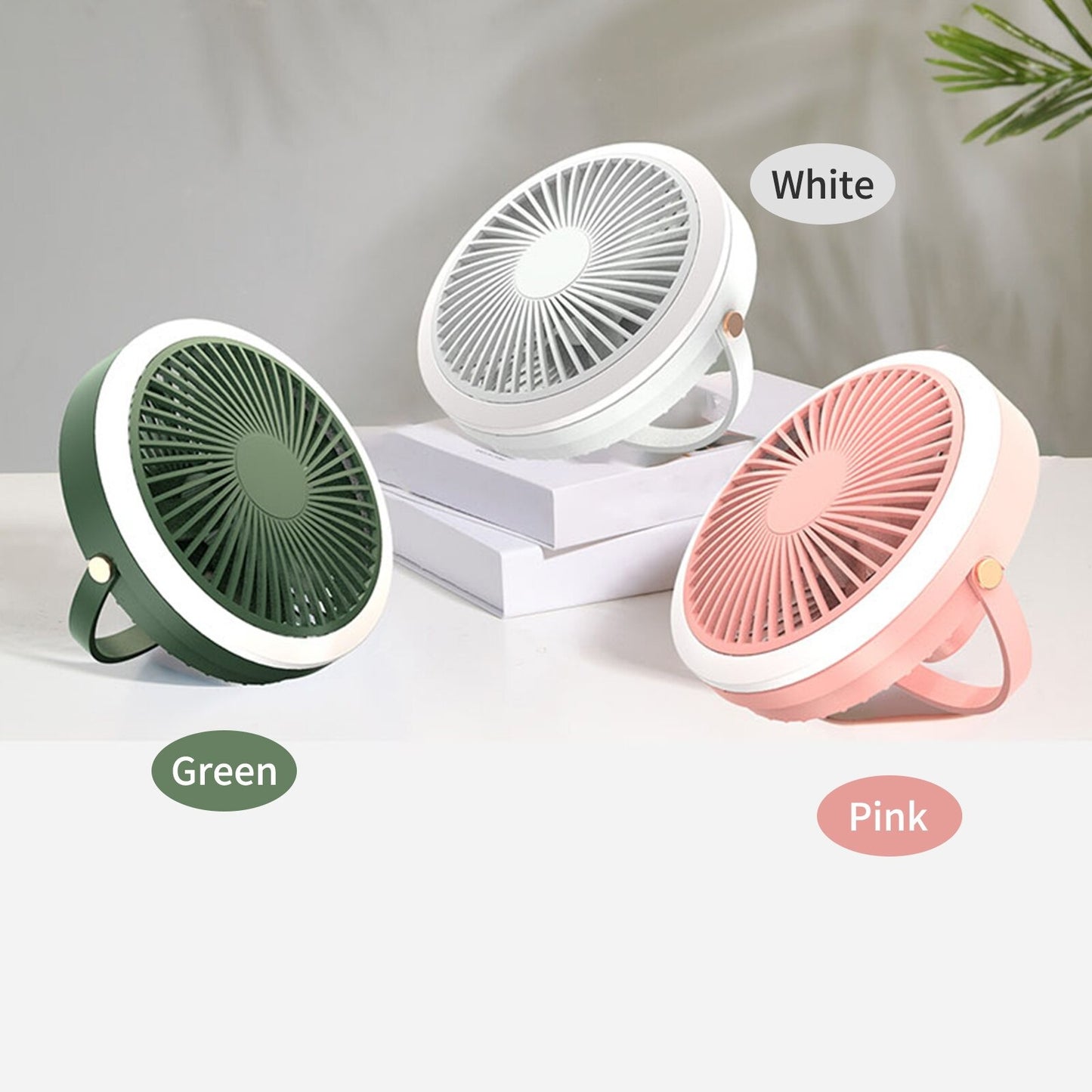 Bright Breeze - USB Rechargeable Fan with LED Light