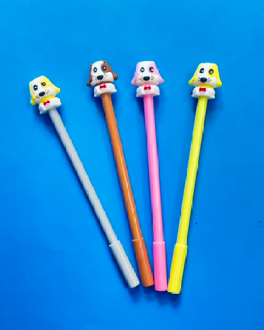 Cute Dog Shape Gel Pen - Set of 3