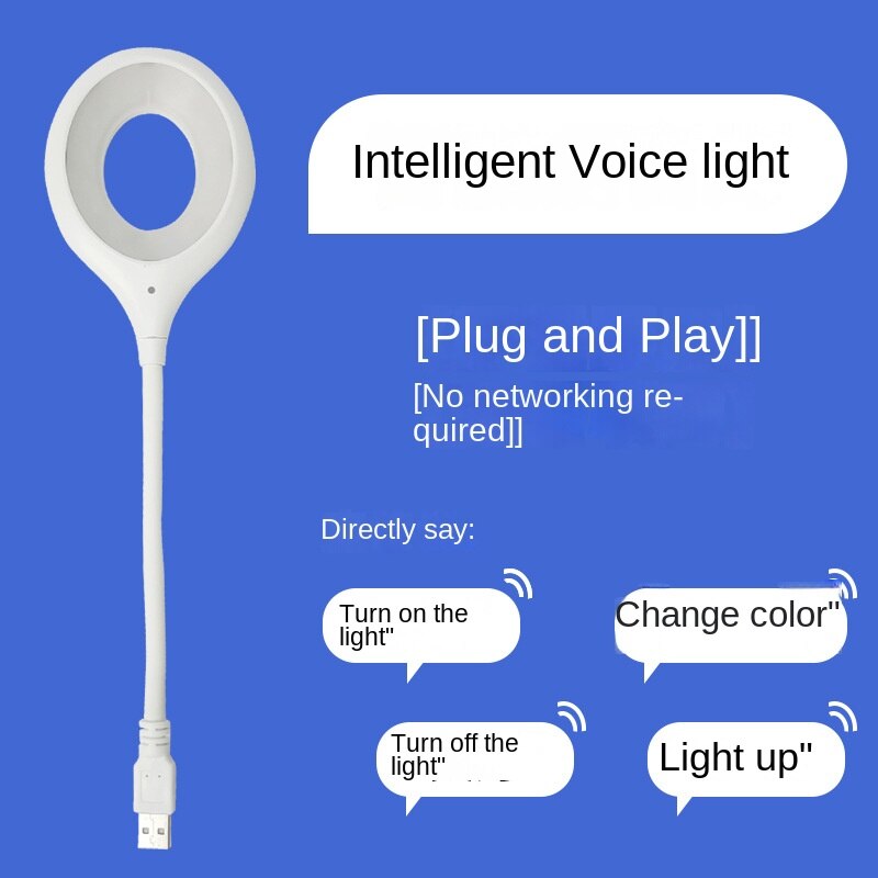 Voice Control USB Portable Lamp