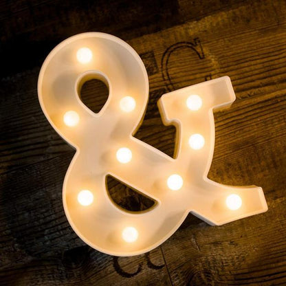 Marquee Letter Lights - Alphabet 8.5" / 22cm Height