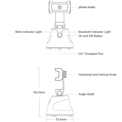 Robot Cameraman 360 Object tracker Holder