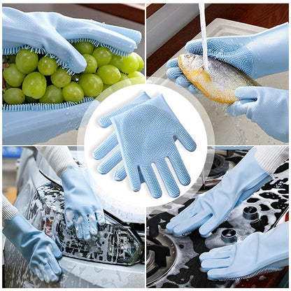 Magic Cleaning Multipurpose Washing Hand Gloves - Assorted