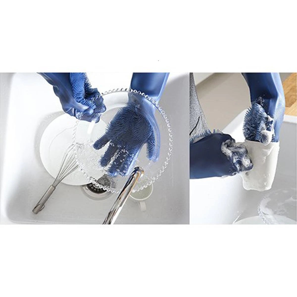 Magic Cleaning Multipurpose Washing Hand Gloves - Assorted