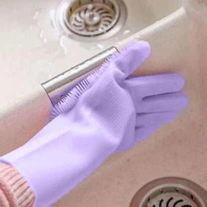 Magic Cleaning Multipurpose Washing Hand Gloves - Assorted