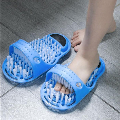 Foot Cleaning Brush Slipper -ASSORTED