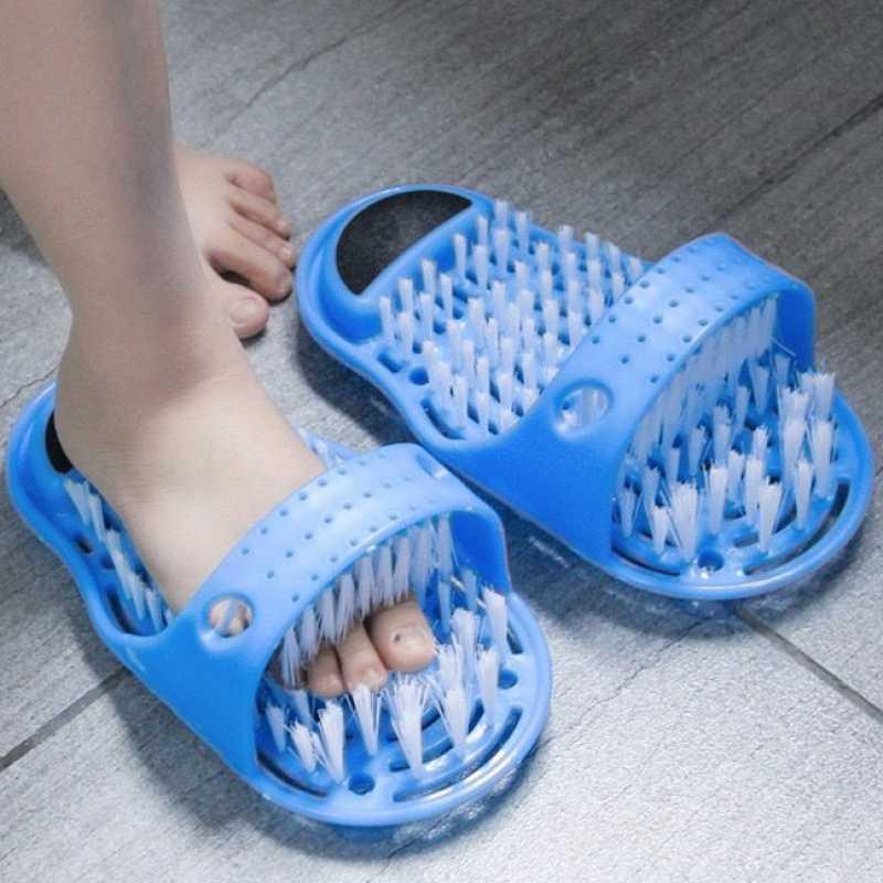 Foot Cleaning Brush Slipper -ASSORTED