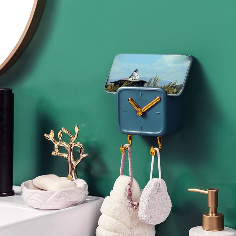 Clock Shaped Wall Mounted Storage Box - ASSORTED