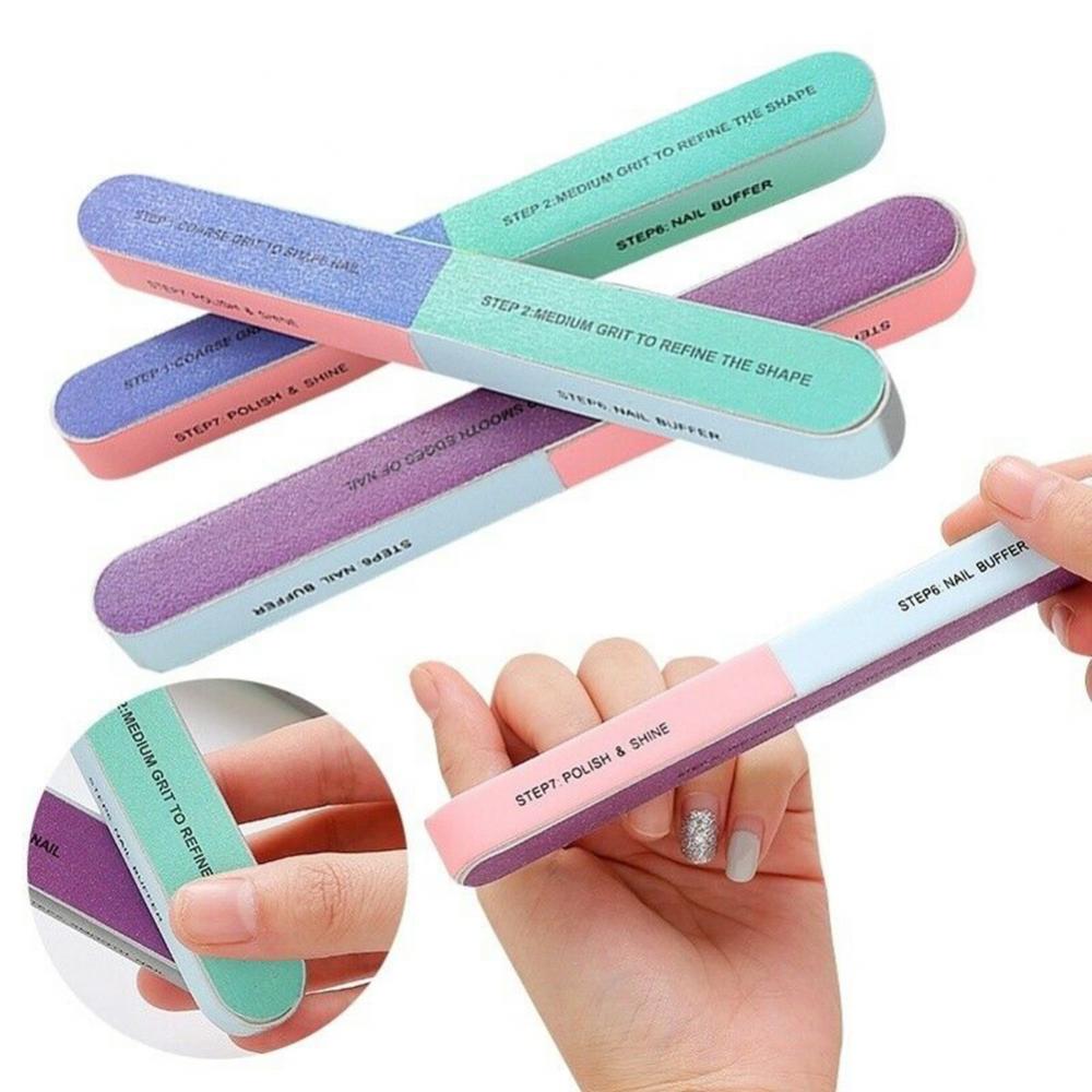 1 PCS Nail File Double Sided Buffing Bar Polishing Nails Strip File Nail Art Tool