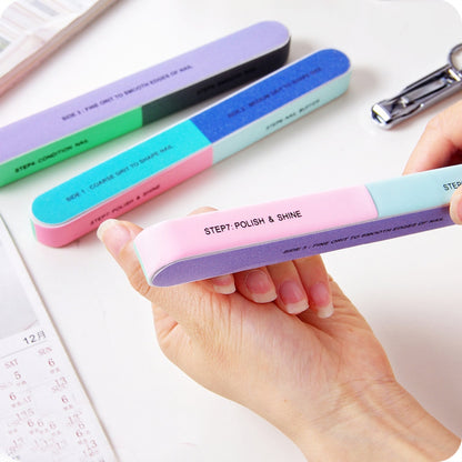 1 PCS Nail File Double Sided Buffing Bar Polishing Nails Strip File Nail Art Tool