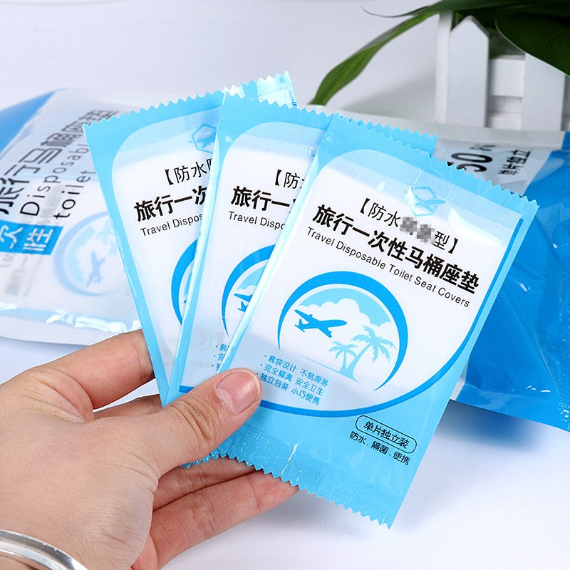 50 Pieces Disposable Toilet Seat