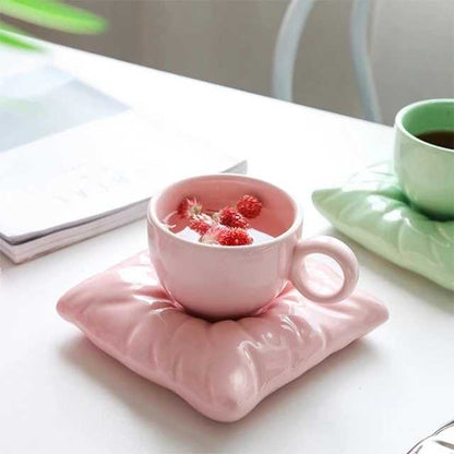 Ceramic Mug Pillow-shaped