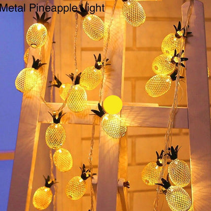 METAL PINEAPPLE LIGHT