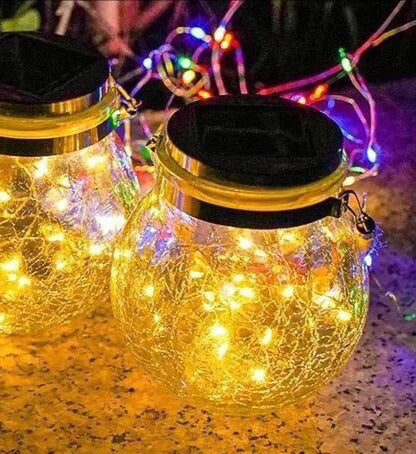 Solar Glass Light - Set of 2pc