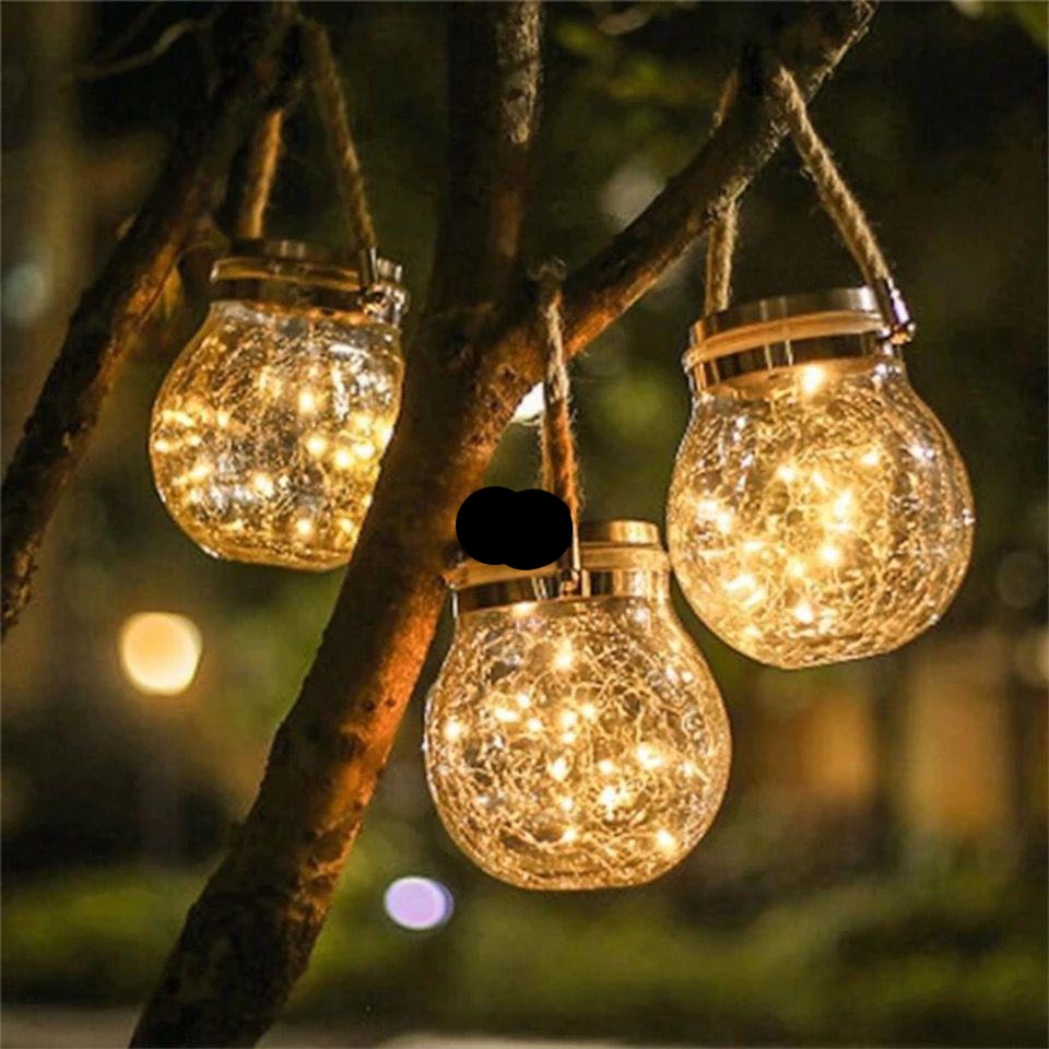 Solar Glass Light - Set of 2pc