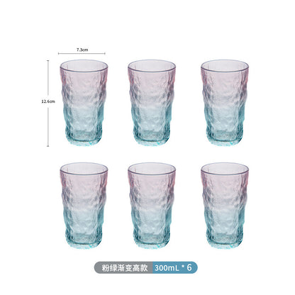 2 Shade ( Gradient)  Juice Glass - Set of 6