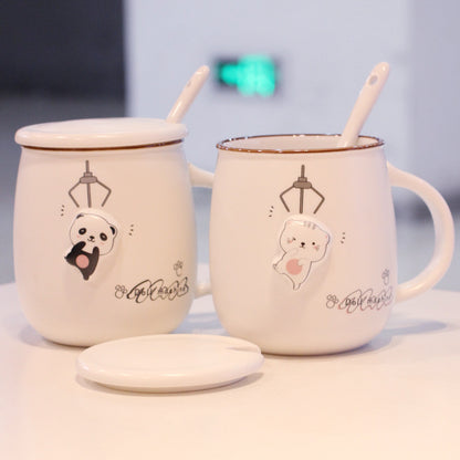 3D Panda ceramic mug