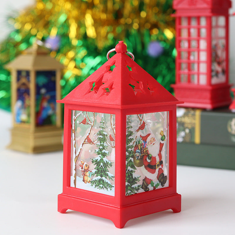 Christmas Hanging Lantern - Set Of 2 pcs - Assorted