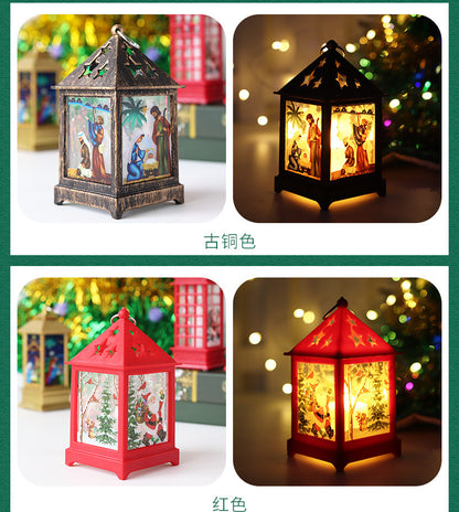 Christmas Hanging Lantern - Set Of 2 pcs - Assorted