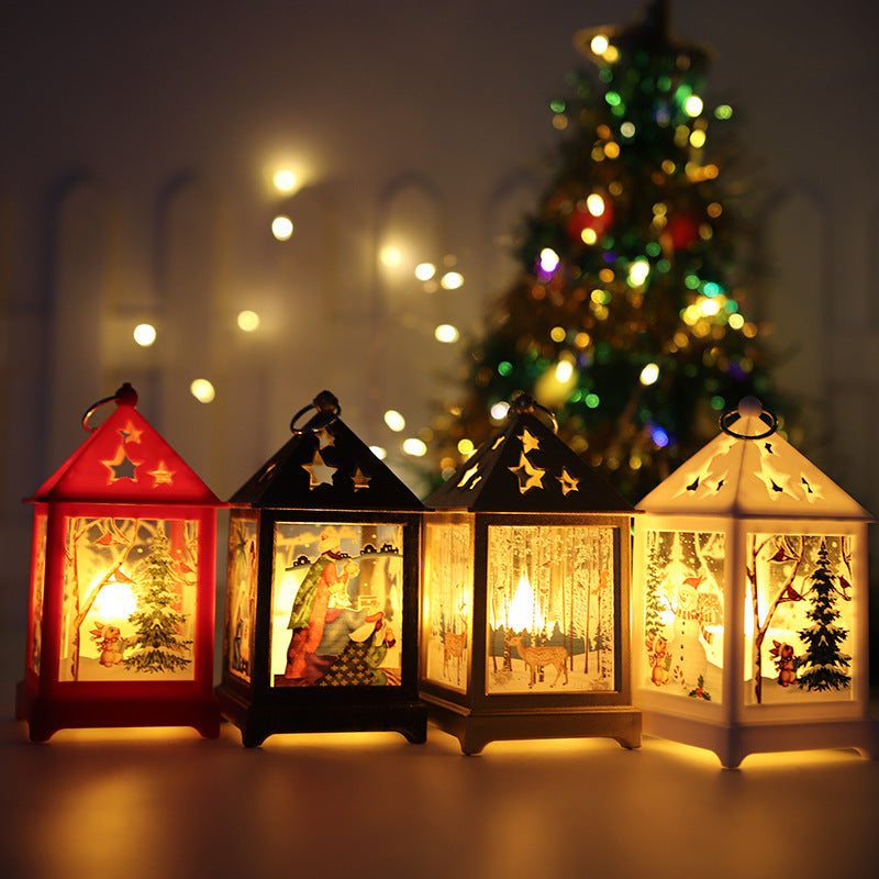 Christmas Hanging Lantern - Set Of 2 pcs - Assorted