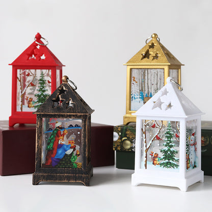 Christmas Hanging Lantern - Set Of 2 pcs - Assorted