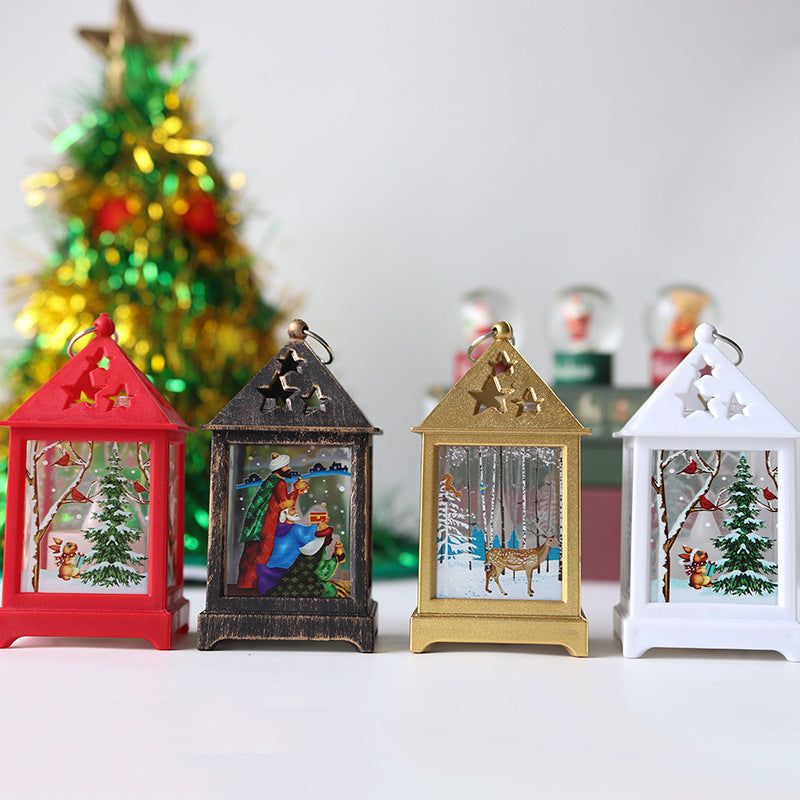 Christmas Hanging Lantern - Set Of 2 pcs - Assorted