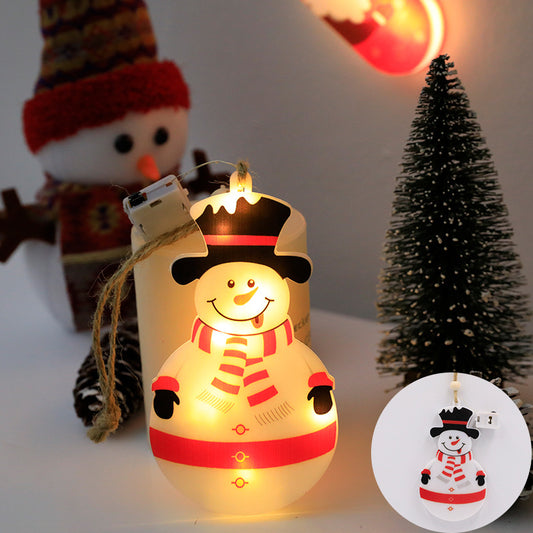 Snowman Hanging Light - Set of 2