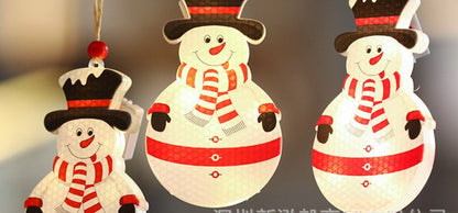 Snowman Hanging Light - Set of 2