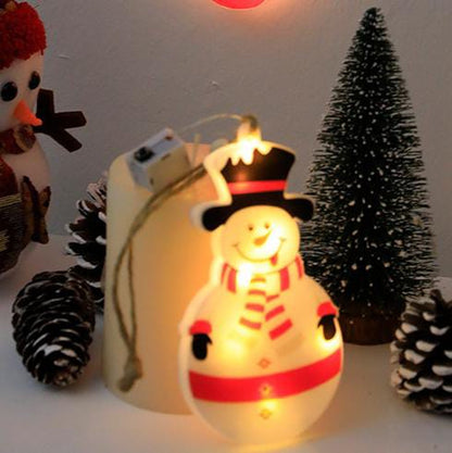 Snowman Hanging Light - Set of 2