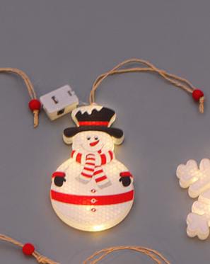 Snowman Hanging Light - Set of 2