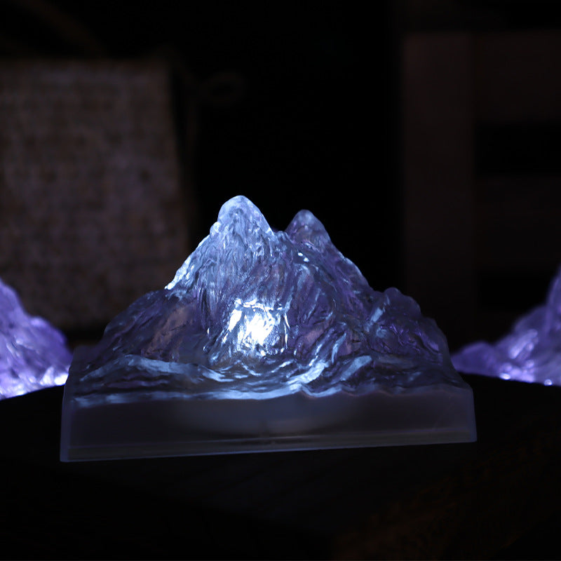 Cross-border Iceberg Mountain LED Night