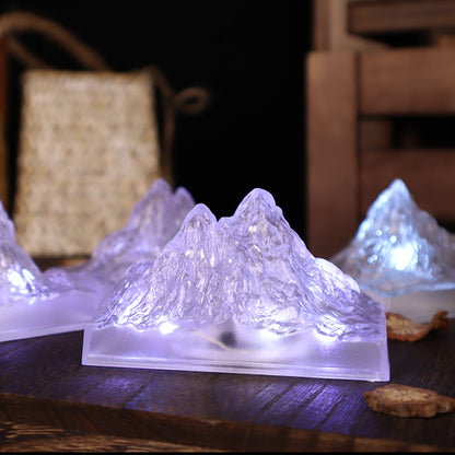 Cross-border Iceberg Mountain LED Night