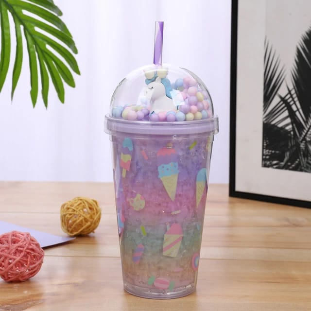 Unicorn Double-Walled Ice Sipper (550ml)