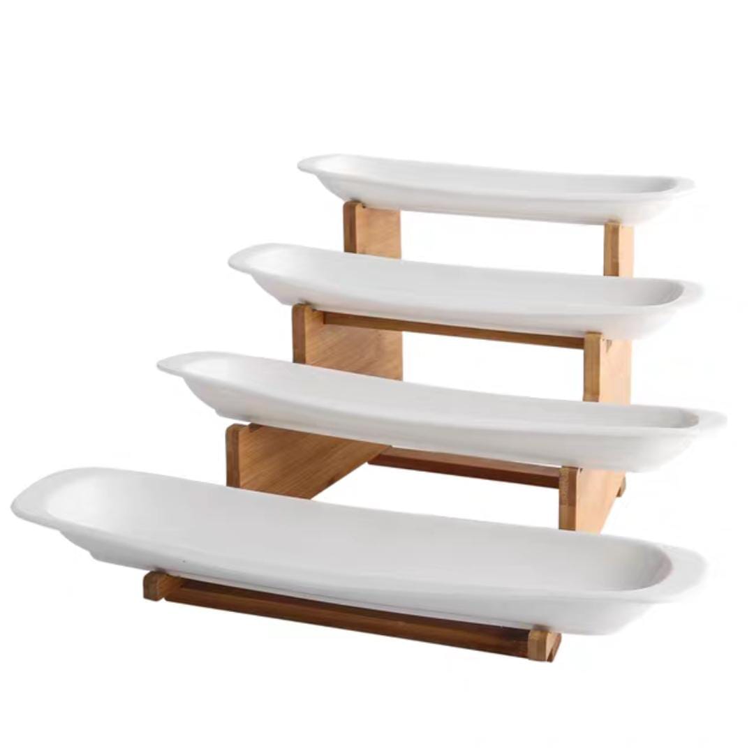 Four-Tier Plate with Shelf | FunkyShop24