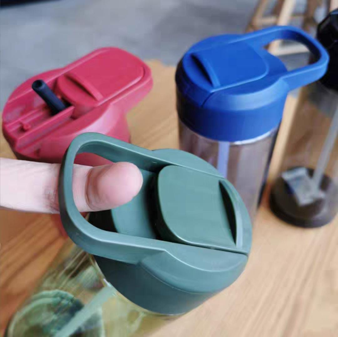 Water Bottle with Straw