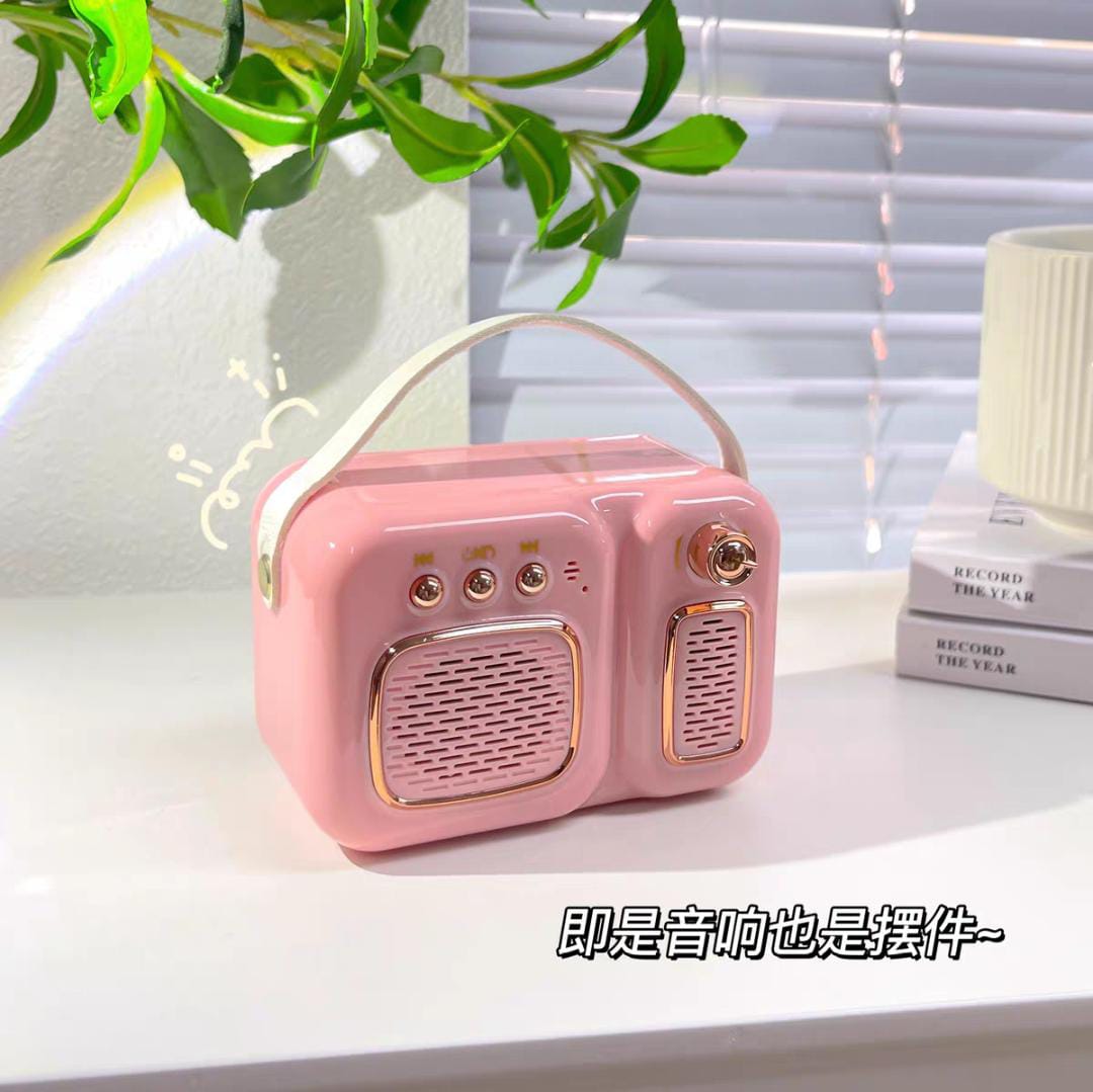 Retro Radio Shaped Speaker